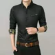 thumbnail image 4 of Camisa De Manga Larga Estampada Con Puños Para Hombre, 4 of 8