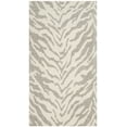 thumbnail image 2 of SAFAVIEH Marbella Daria Geometric Area Rug, Light Grey/Ivory, 2'3" x 4', 2 of 6