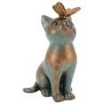 thumbnail image 2 of Estatua de gato sentado, estatuilla de gato, detalles exquisitos, estatuilla de gato de jardín, estatua de gato de resina, instalación sin esfuerzo, 2 of 12