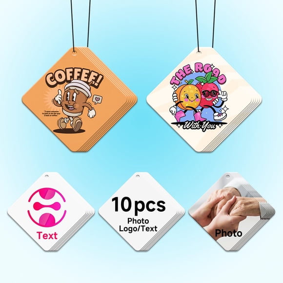 Ambientadores personalizados de doble cara CDBUY