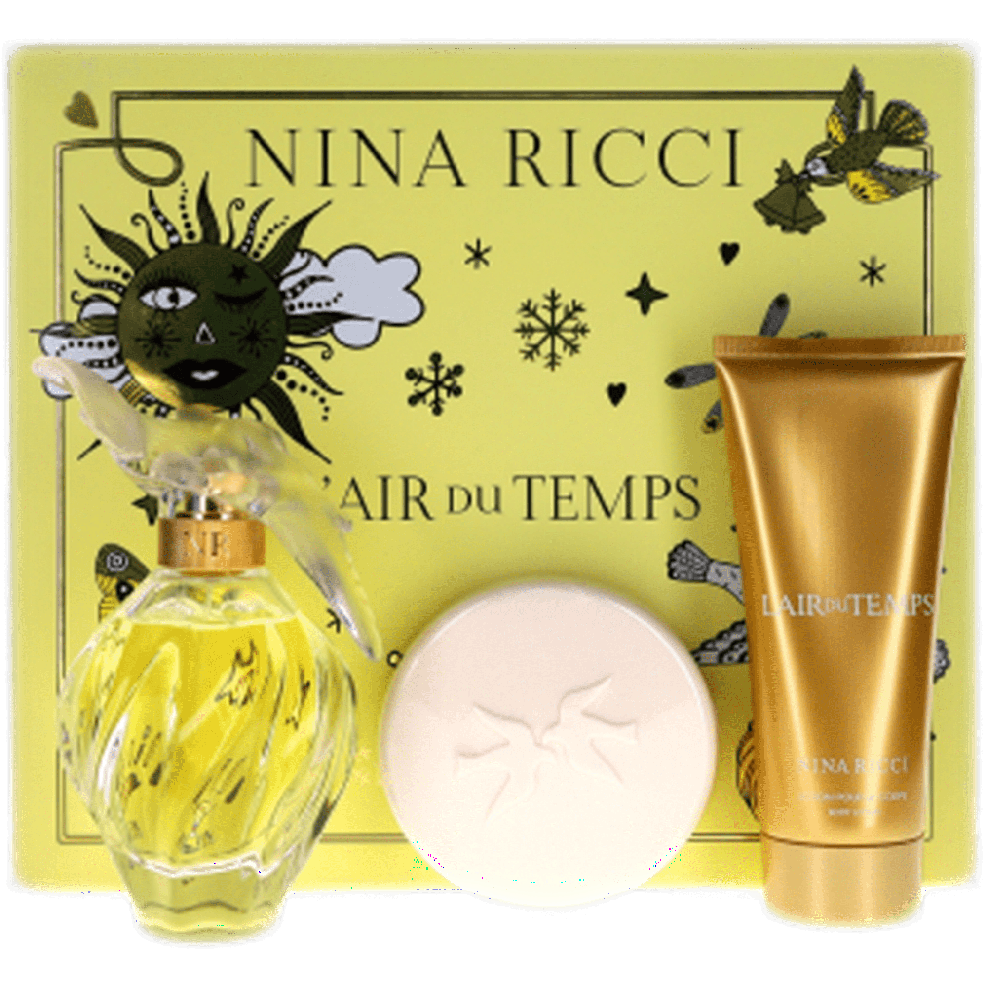 NINA RICCI L'Air du Temps & CHANEL 3点セット L'air du Temps par Nina Ricci pour Femmes Set : EDT + Savon