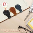 thumbnail image 4 of HLONK Leather Magnetic Bookmark  Vintage Bookmarks for Reading  Multicolor  3 Pack, 4 of 7