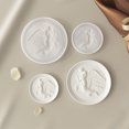 Angel Series Gypsum Plate Silicone Mold DIY Jewelry Storage Tray Molds
