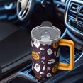 thumbnail image 5 of 40 Oz Halloween Tumbler with Handle and Straw, Pumpkin Ghost Insulated Water Bottle Tumbler, Halloween Birthday Gifts for Women Adults Teenagers, 5 of 5