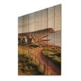 thumbnail image 2 of Designart "Quebec s Laurentian Coastal Bliss III" Quebec Print on Natural Pine Wood, 2 of 5