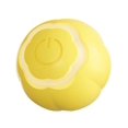 thumbnail image 1 of Pelota de juguete inteligente para gatos, interactiva, resistente a las mordeduras, alivia el aburrimiento, bola rodante móvil automática para gatos y gatitos, color amarillo, 1 of 5
