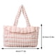 thumbnail image 2 of Bolsos de mano tipo burbuja para mujer, bolsos de hombro Hobo de nube a la moda de gran capacidad (rosa), 2 of 9
