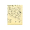 thumbnail image 2 of Historic County Map - Lamar County Texas - Highway Department 1936 - Vintage Wall Art, 2 of 4