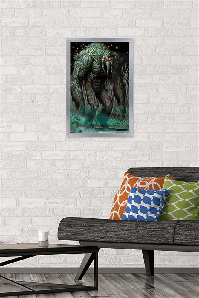 Marvel Comics: Man-Thing: Thunderbolts #154 Wall Poster, 14.725" x 22.375" Framed