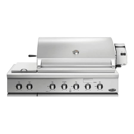 - BH148RSL 48 Traditional Built-In Liquid Propane Grill with 3 Stainless Steel Burners 1 Smoker Tray Rotisserie 2 Side Burners 1115 sq. in. Cooking Surface and Drip Pan in Stainless Steel