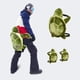 thumbnail image 4 of Eigraketly Cojín protector de cadera con forma de tortuga, juego de rodilleras para adultos y niños, equipo de patinaje de esquí al aire libre de Accesorios de cámara y óptica Numero 3 Eigraketly OD016747-03, 4 of 6