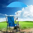 thumbnail image 3 of 32 Inch UV Protection Beach Chair Umbrella, Water Proof Chair Umbrella with Clamp, Universal Adjustable Beach Chair Umbrella for Beach Chair Stroller Wheelchair Patio(Black), 3 of 7