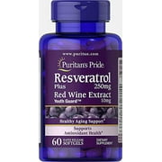 Puritan's Pride Resveratrol 250 mg, 60 Count