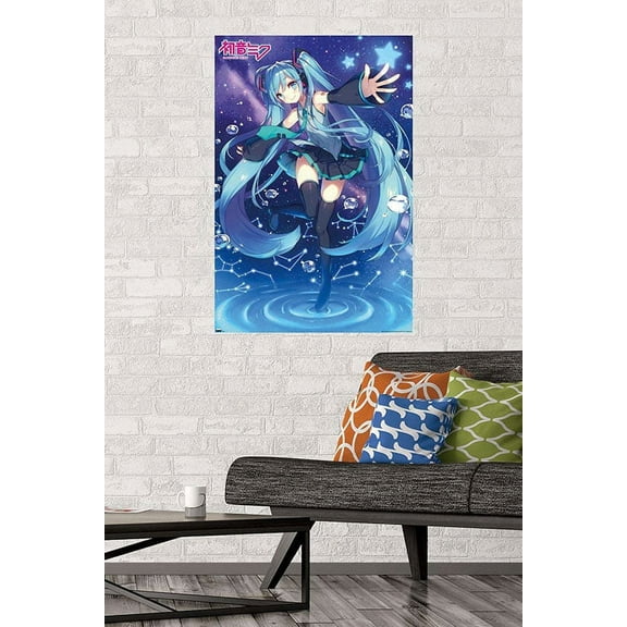 Hatsune Miku - Stars Wall Poster, 22.375" x 34"