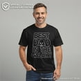 thumbnail image 2 of Men's Star Wars Father's Day Best Dad Darth Vader Helmet Graphic Tee Black 2X Large, 2 of 10