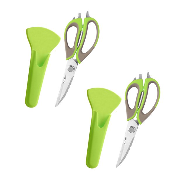 Kitchen Shears Ultra Sharp Stainless Steel Multifunctional Stainless Steel Kitchen Detachable Shears Heavy Duty Meat Scissors Chicken Poultry Fish Herbs Food Scissors