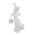 thumbnail image 2 of Adorno de bruja con linterna, artesanía creativa y decorativa para exteriores Blanco, 2 of 9