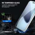 thumbnail image 3 of 3 Pack for iPhone 17 Air Screen Protector, 9H Ultra-clear Tempered Glass, Easy Installation, Bubble Free, 3 of 7
