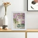 thumbnail image 4 of Marco de fotos de ramo de flores de ganchillo Hilos creativos tejidos a mano Flores Violeta, 4 of 9