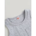 thumbnail image 5 of Franhais Baby Boys Tank Top, Sleeveless Crew Neck Solid Color Tops with Pocket Summer Clothes 6M-4T, 5 of 8