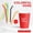 color_Hot#22611, variant on Silicone Reusable Straws 6-Pack, Soft Flexible Multipurpose Curved Tubes for Juices, Milk, and Cold Drinks, Eco-Friendly BPA-Free