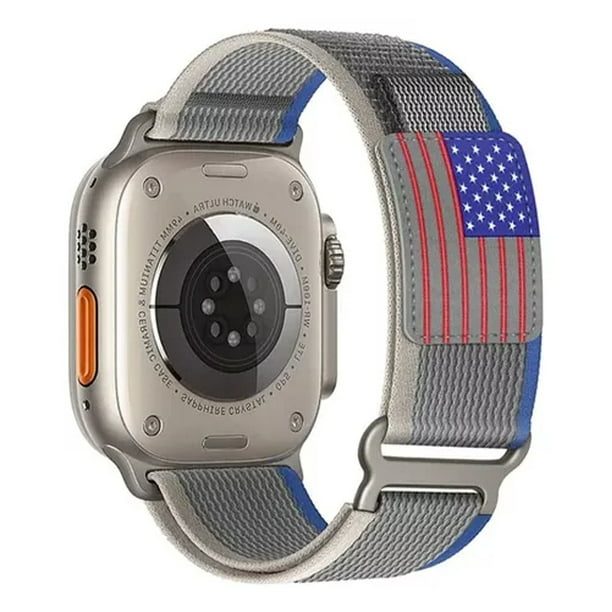 Correa Extensible De Nylon Sport Unisex S / M / L 38 / 40 / 41 mm Para Apple Watch Ultra Compatible Con Serie 8 / 7 / 6 / 5 / 4 / 3 / 2 / 1 / SE