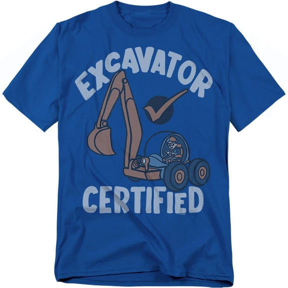 Blippi T-Shirt Excavator Certified Unisex Graphic Tee for Men & Women