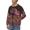 thumbnail image 2 of Lsque Pikmin for Mens Full-zip Hoodie, Zip-up Pullover Hooded Sweatshirt, Kangaroo Pocket Hoodie Ideal for Daily Wear, Travel, and Home-Large, 2 of 8