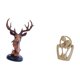 thumbnail image 5 of Figura de cabeza de ciervo,Adorno de cabeza de ciervo,estatua de animal decorativa,Figura decorativa de cabeza de ciervo para mesa,Estatua abstracta,Estatua abstracta,decoración para el, 5 of 8