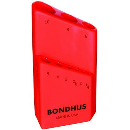 

Bondhus Bondhus 18099 Bondhex Color Coded Case Holds 9 Tools 1/5mm-10mm by Bondhus hex-keys