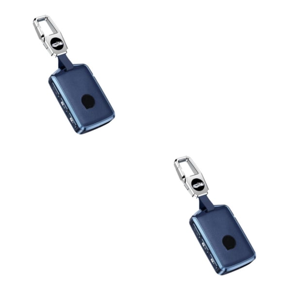 Sidaley Estuche de cuero para llave de 3 botones para automóvil Protector de cubierta para llaves de vehículo desmontable Type5 NO5