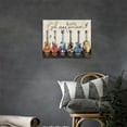 thumbnail image 3 of HFDF Musical Guitar Wall Art Colorful Rock Guitar God Says You Are Canvas Wall Decor Cool Rock Music Patg Prts Artwork Decor for Bathroom Bedroom Livg Room 10x8inch Framed, 3 of 6