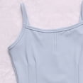 thumbnail image 6 of Afuyipoi Girls'Jumpsuit Dance Dress（For 5-15）, Solid Color Breathable Lightweight Moisture-Wicking Ballet Leotard Dress Light Blue 9-10Years, 6 of 6