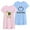 2# Bee/Smile, variant on DDSOL Girls Nightgown Mermaid and Pony Short Sleeves Sleep Dress 2-Pack Sleepwear Size 7