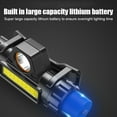 thumbnail image 3 of Yucurem Xpe+cob Camping Headlamp 150LM 400mAh Micro-usb Rechargeable Ipx4 Waterproof Camping Lamp (black), 3 of 10