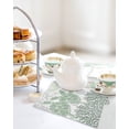thumbnail image 4 of Sage Green Coastal Turtle Kitchen Dish Towels for Drying Dishes Set of 2, Ocean Coral Nautical Waffle Weave Microfiber Hand Tea Bathroom Towels Quick Dry & Absorbent Towel 12x12, 4 of 7
