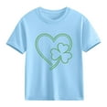 thumbnail image 1 of hengsof Chemises pour Enfants T-Shirts Graphiques à Manches Courtes Hauts Décontractés Quotidiens, 1 of 3