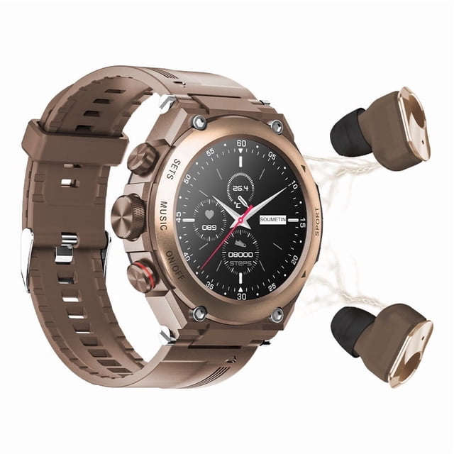 Reloj inteligente Desong T92 de 1.28 pulgadas IPS Touch + con botón impermeable