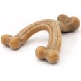 thumbnail image 2 of Nylabone Gourmet Style Wishbone Dog Chew Toy Chicken Flavor Large [New Dog Supplies, Dog Chew Toys, Nylabone, Dog Supplies] 1 count, 2 of 7