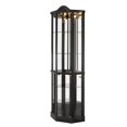 thumbnail image 3 of 72" H Lighted Curio Cabinet with Light Blub, Glass Display Cabinet with 6 Adjustable Shelves, Tempered Glass Doors, Corner Wine Cabinet Storage Rack for Bar and Liquor Storage, 3 of 10