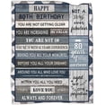 thumbnail image 1 of LHSHID 90th Birthday Gifts for Women Men 90th Birthday Thrown Blanket 90 Years Old Gifts Ideal for Him Her Blanket Gift for Parents Husband Friends Bestie 90th Birthday Blanket Decorations 30x40in, 1 of 6