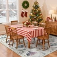 thumbnail image 3 of Moynesa 5'x7' Christmas Area Rug for Living Room, Xmas Tree Modern Rug Kitchen Rug Washable Rug Non Slip Moroccan Carpet Holiday Decor Geometric Soft Accent Rug for Bedroom Dining Room, Beige, 3 of 12
