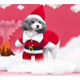 thumbnail image 5 of Sudadera con capucha para mascotas Disfraz de Navidad Perro Cosplay Ropa abrigada (ropa roja + sombrero, Xs), 5 of 5