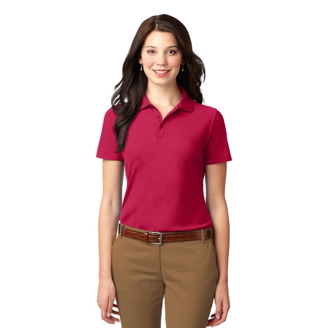 Polo Port Authority® para mujer resistente a las manchas. L510 Autoridad Portuaria L510