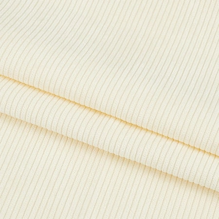 Cream Corduroy Fabric 39x61 Inch DIY Sewing Crafts Materials Corduroy Upholstery Fabric for Sewing Coat Shirt Dress Pants Costume Sofa DIY DIY