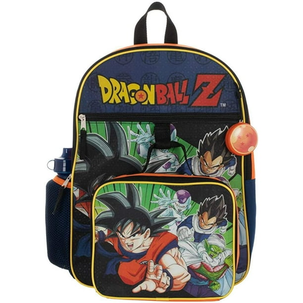 Dragon Ball Z kids Backpack Set 4Piece School Supplies Combo