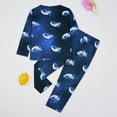 thumbnail image 4 of ATAIKU Toddler and Little Boy Pajamas Set Kids Long Sleeve Tee and Pants Space Probe Sleepwear Boys 2-Piece Jammies 7 Years, 4 of 13