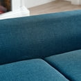 thumbnail image 5 of Hassch Cute Couch for Pets - Linen Upholstered Indoor Dog Sofa for Medium/Large Dogs - 39.5"L x 23"W x 14"H, Blue, 5 of 10