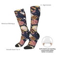 thumbnail image 5 of Bingfone Compression Socks for Women and Men Long Socks for Running Athletic Cycling Nurse-Cartoon Space 1, 5 of 8