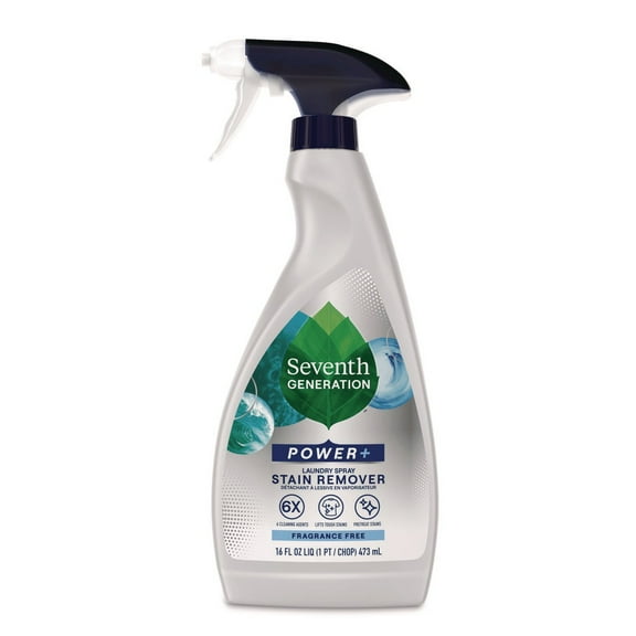 Seventh Generation 67362378 16 oz Laundry Stain Remover Spray Bottle - Fragrance-Free (8/Carton)